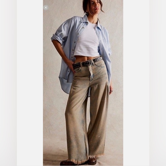 Free People Denim - COPY - Free people Old West Slouchy Jeans